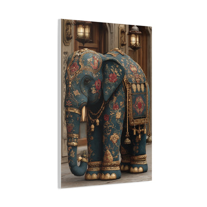 Ornamental Mandala Elephant Portrait Wall Art & Canvas Print