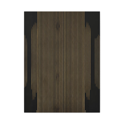 Midnight Gold Column Abstract Wall Art & Canvas Prints