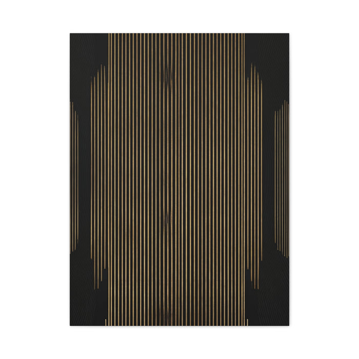 Midnight Gold Column Abstract Wall Art & Canvas Prints