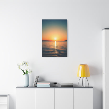 Radiant Ocean Sunrise Reflection Wall Art & Canvas Prints