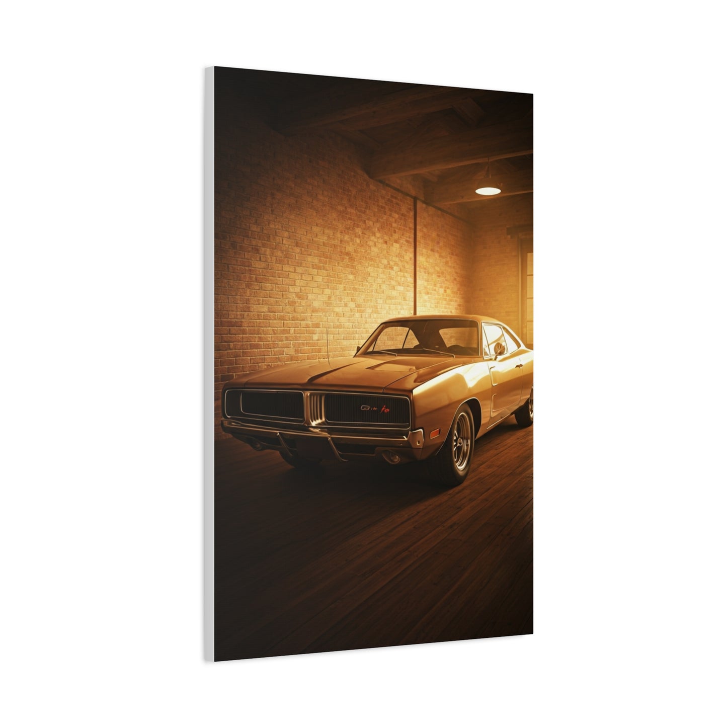 Dodge Charger R/T Restoration Garage Wall Art & Canvas Prints