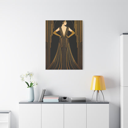 Grand Deco Evening Gown Elegance Wall Art & Canvas Prints
