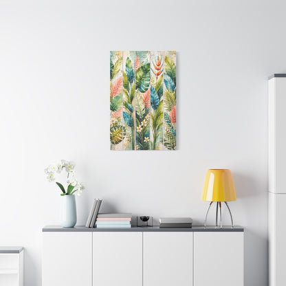 Oversized Tropical Botanical Panel Series Wall Art & Canvas Print