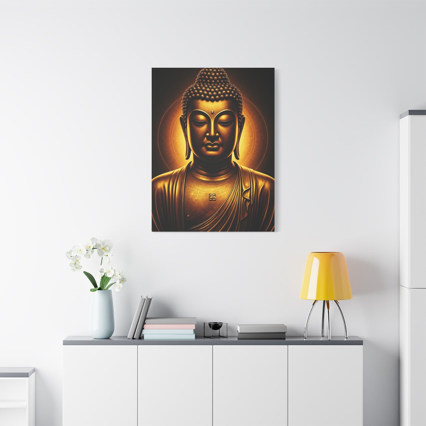 Radiant Halo Enlightenment Buddha Wall Art & Canvas Prints