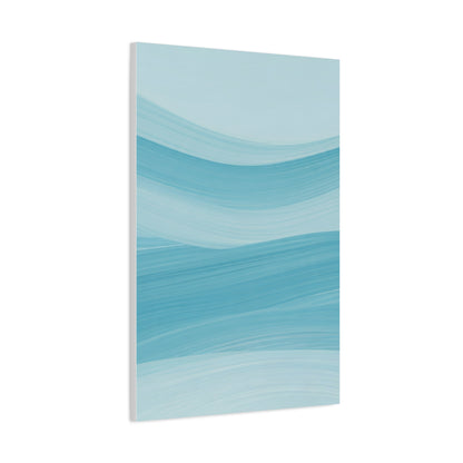 Serene Blue Wave Flow Wall Art & Canvas Prints
