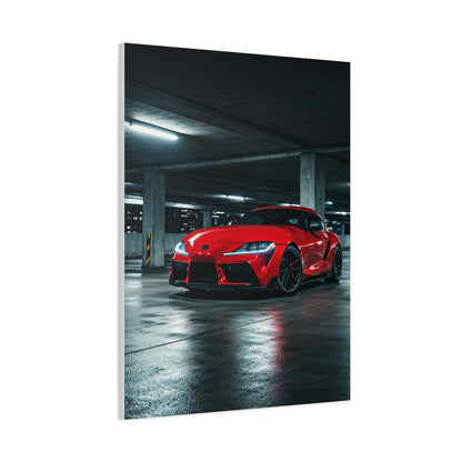 Toyota Supra Mk5 Underground Urban Scene Wall Art & Canvas Prints