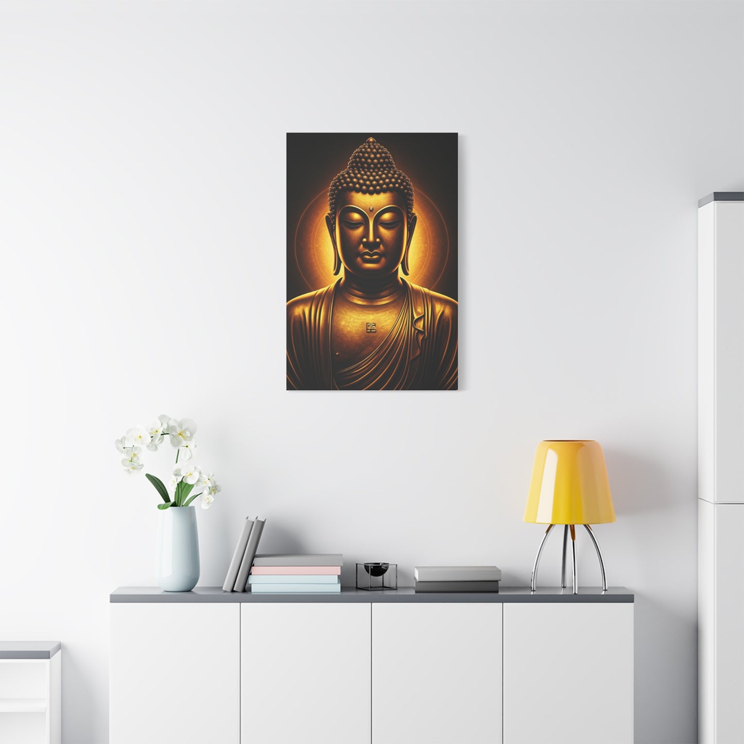 Radiant Halo Enlightenment Buddha Wall Art & Canvas Prints