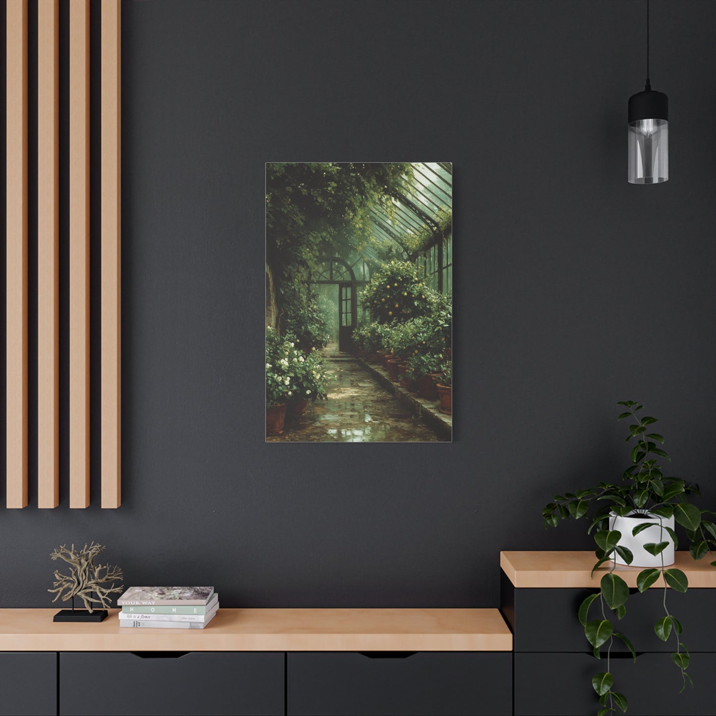 Vintage Greenhouse Garden Wall Art & Canvas Print