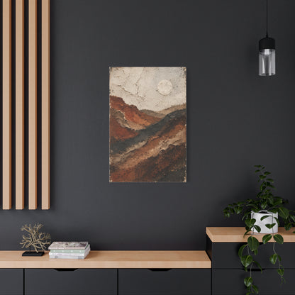 Earth Canyon Textured Landscape Wall Art & Canvas Print