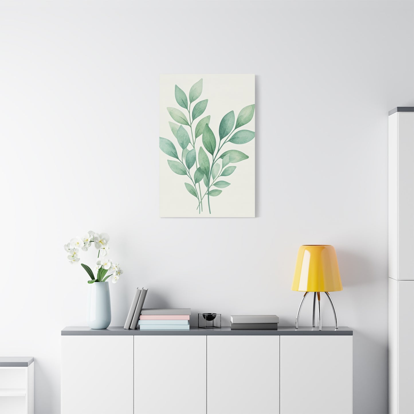 Watercolor Leaf Harmony Wall Art & Canvas Prints