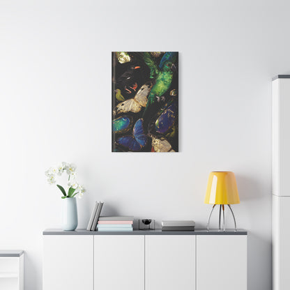 Jewel Tone Birds and Butterflies Wall Art & Canvas Print