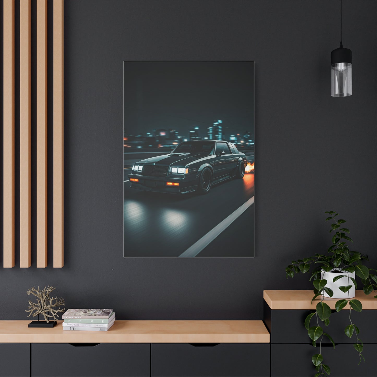 1987 Buick Regal GNX Midnight Turbo Assault Wall Art & Canvas Prints