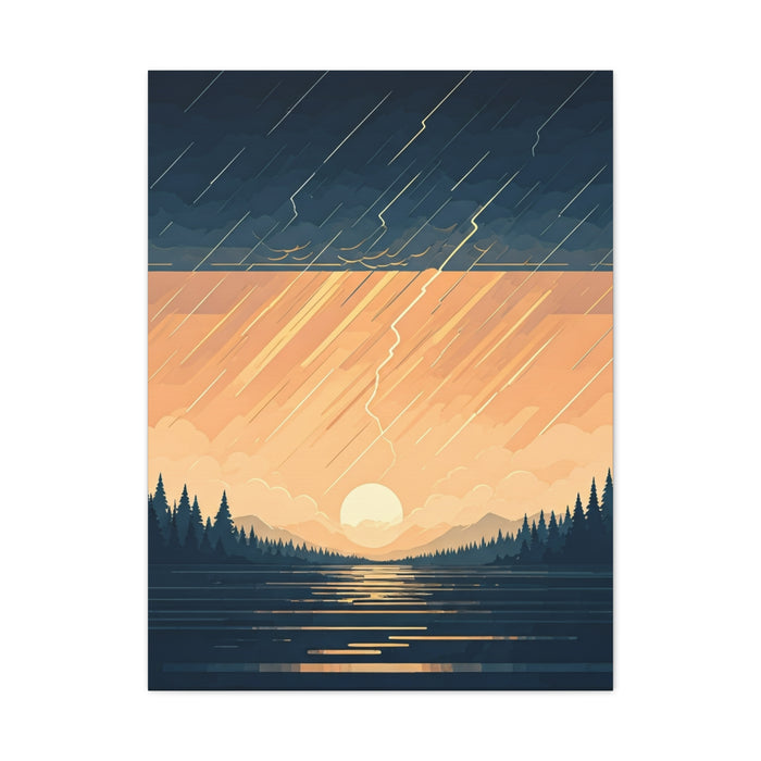 Rainfall at Dusk Wall Art & Canvas Prints