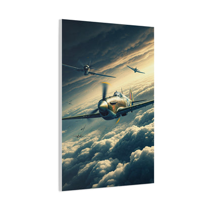 Squadron Flight Over Endless Skies Wall Art & Canvas Prints
