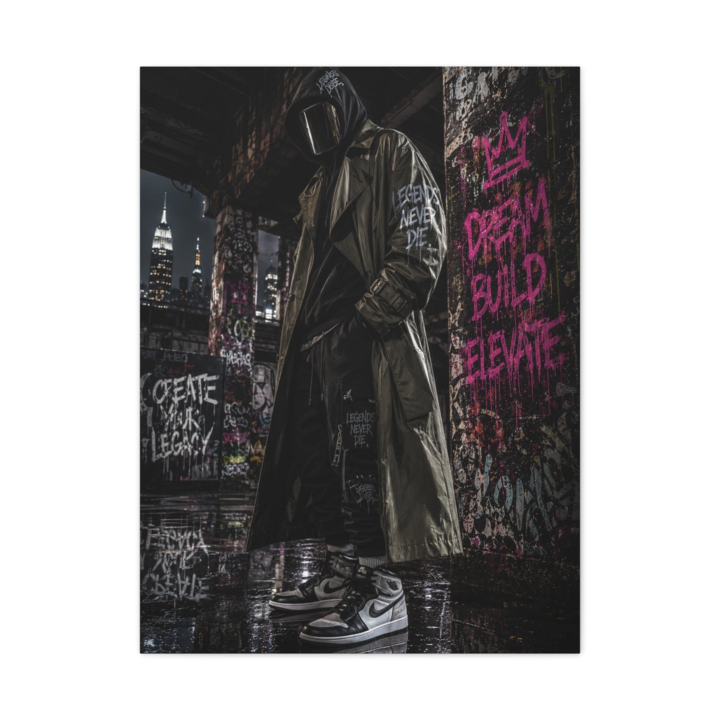 Urban Shadow Rebel Street Wall Art & Canvas Print