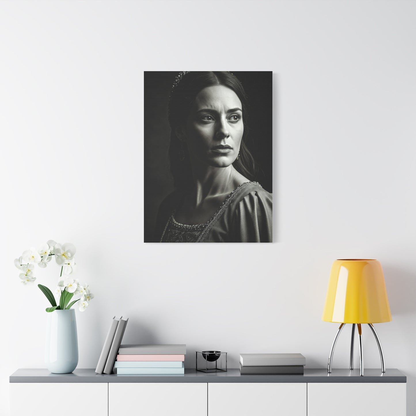 Quiet Grace Black & White Portrait Wall Art & Canvas Prints