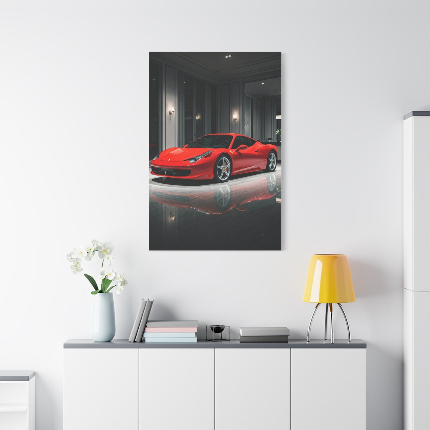 Ferrari 458 Italia European Supercar Elegance Wall Art & Canvas Prints