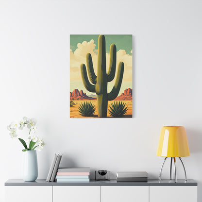 Classic Saguaro Desert Scene Wall Art & Canvas Prints