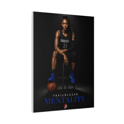 Trailblazer Mentality Women’s Basketball Sports Wall Art & Canvas Print