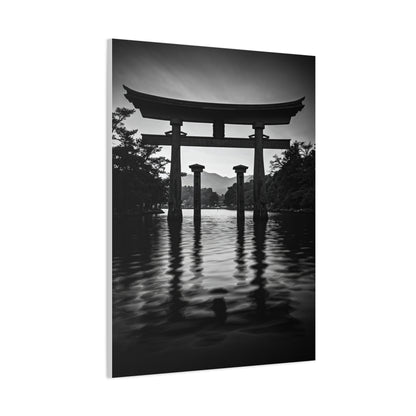 Torii Gate Reflection Serenity Wall Art & Canvas Prints
