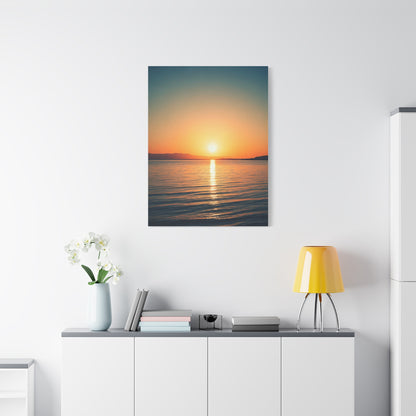 Radiant Ocean Sunrise Reflection Wall Art & Canvas Prints
