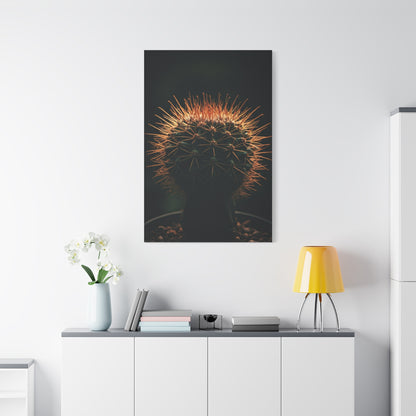 Midnight Desert Cactus Wall Art & Canvas Prints