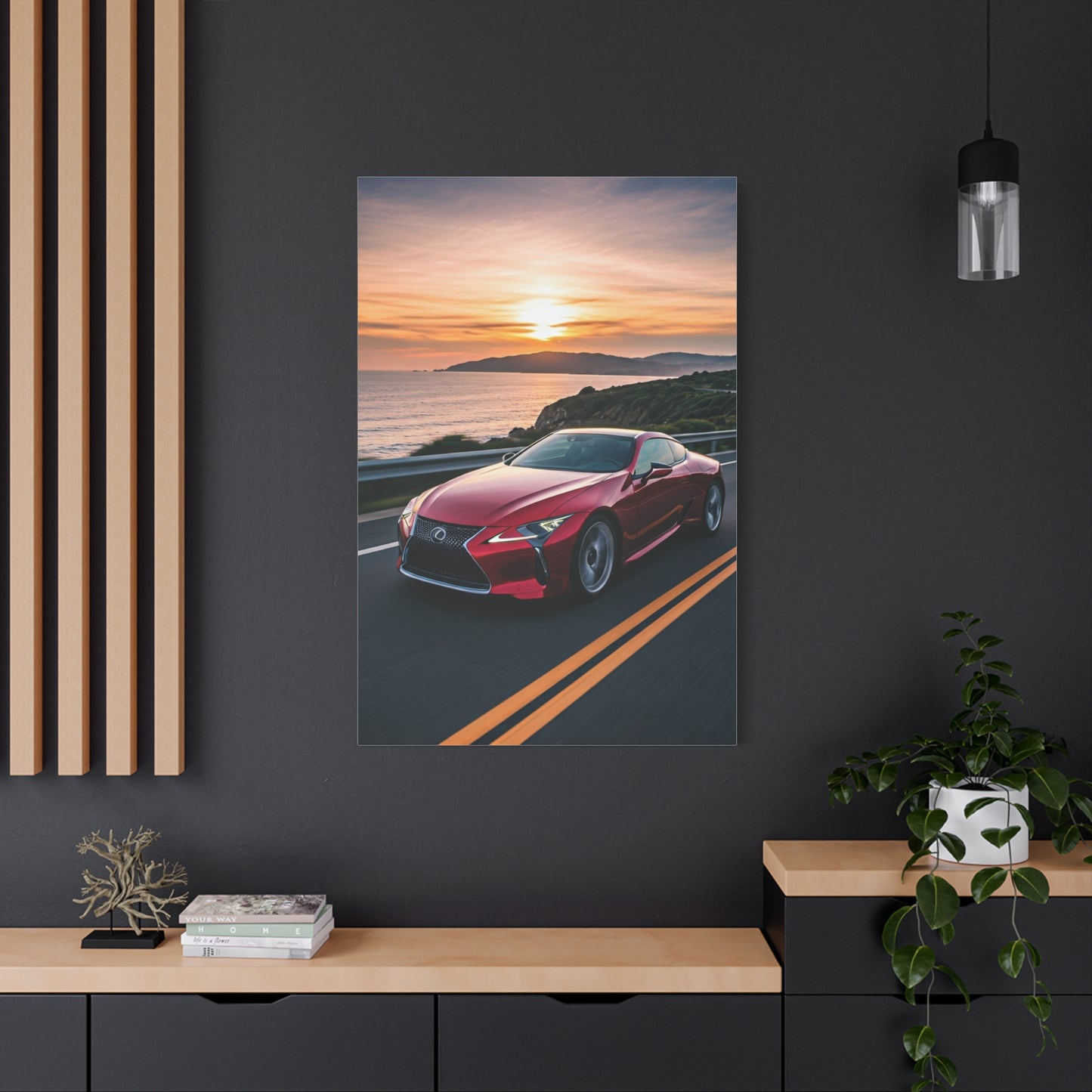 Lexus LC 500 Luxury Scenic Drive Wall Art & Canvas Prints
