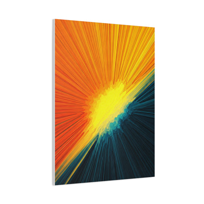 Golden Horizon Energy Abstract Wall Art & Canvas Prints
