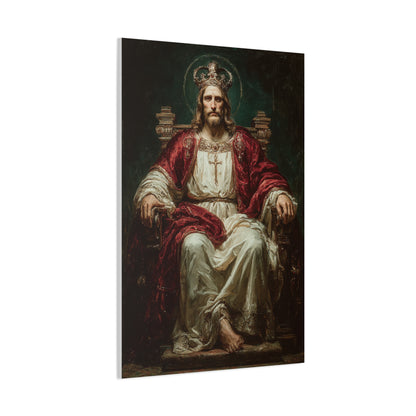 Christ the King Throne Portrait Wall Art & Canvas Print