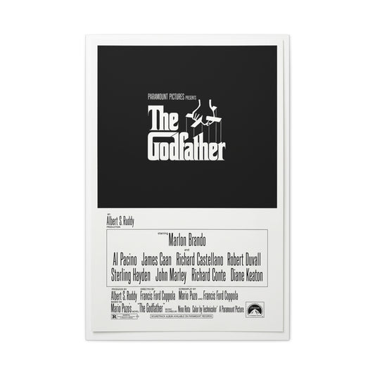 The Godfather Movie Poster Wall Art & Canvas Print