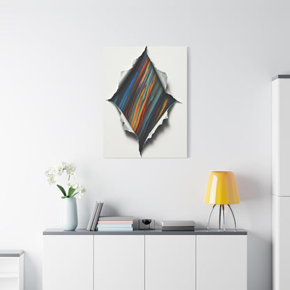 Fractured Color Core Abstract Wall Art & Canvas Prints