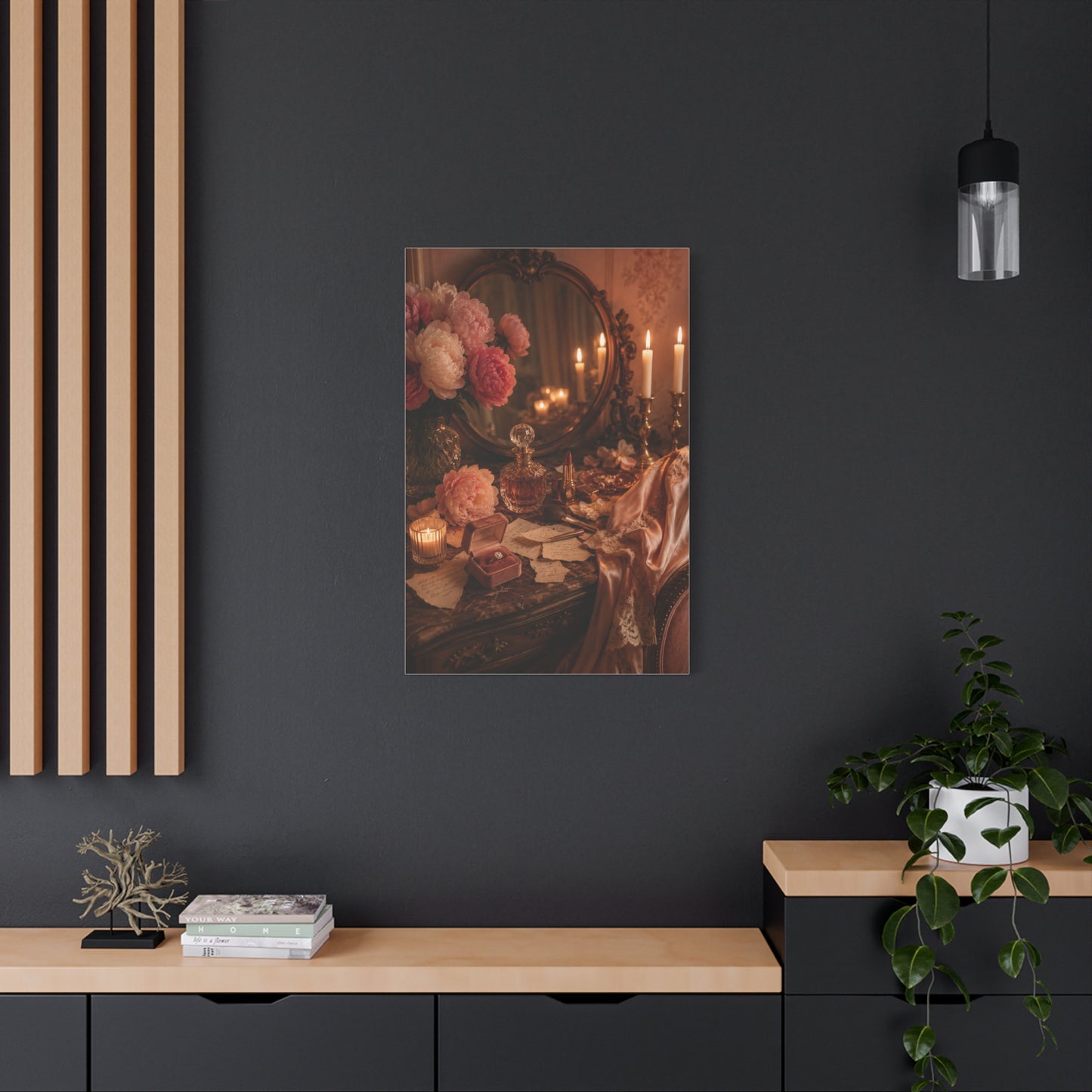 Vintage Vanity Love Letter Still Life Wall Art & Canvas Print