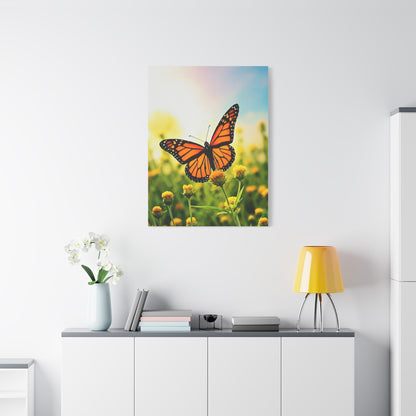 Monarch Butterfly Meadow Flight Wall Art & Canvas Prints