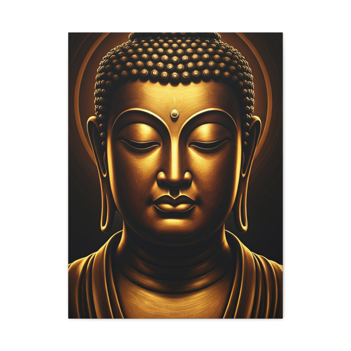 Soft Glow Enlightenment Buddha Wall Art & Canvas Prints