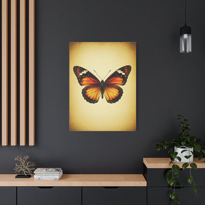 Vintage Monarch Butterfly Illustration Wall Art & Canvas Prints