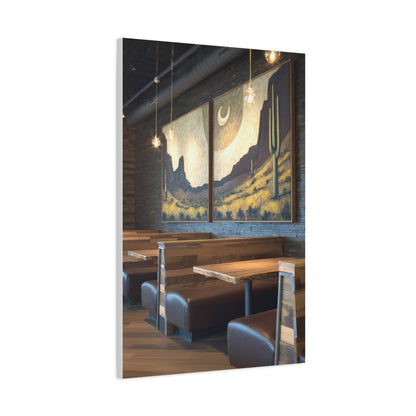 Desert Western Landscape Restaurant Wall Art & Canvas Print
