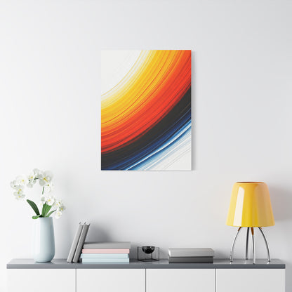 Warm Arc Gradient Abstract Wall Art & Canvas Prints