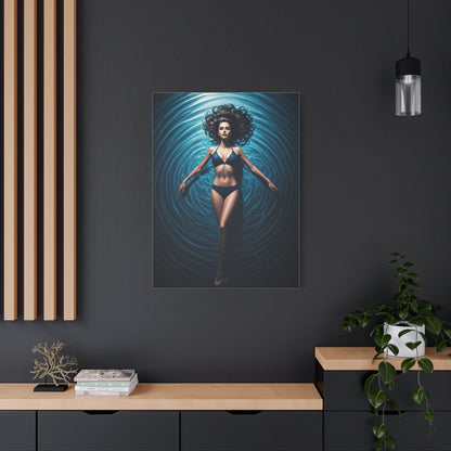 Calm Drift on Blue Water Wall Art & Canvas Prints