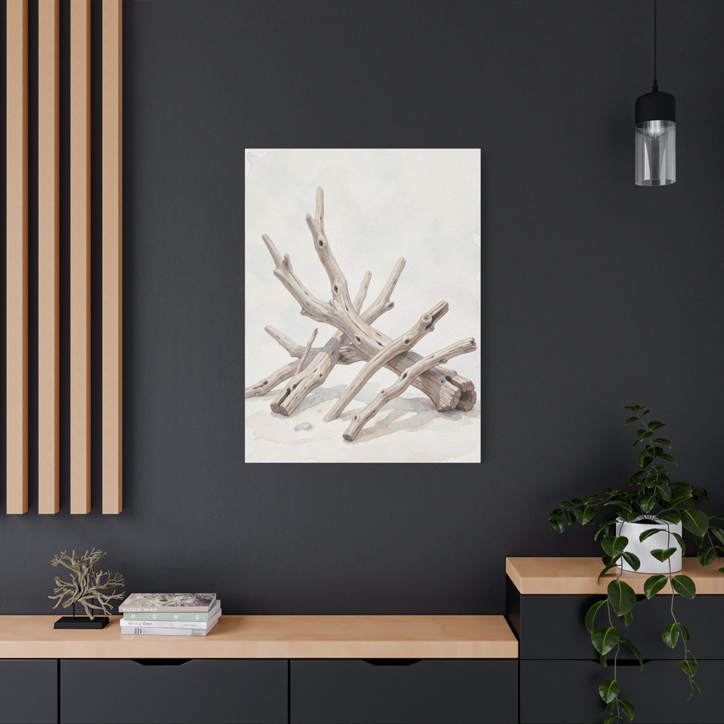 Weathered Driftwood Sculpture Wall Art & Canvas Prints