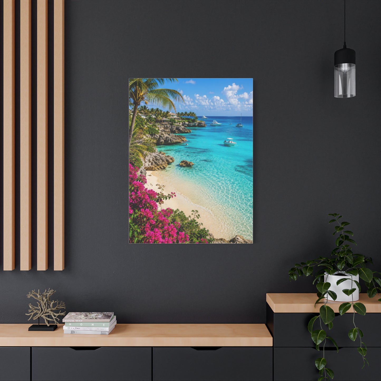 Grand Cayman Tropical Cove Wall Art & Canvas Print