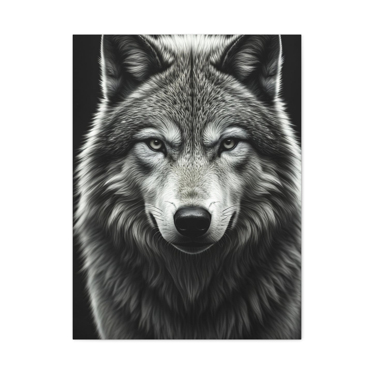 Arctic Wolf Intense Portrait Wall Art & Canvas Prints