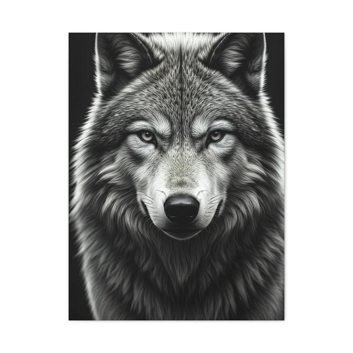 Arctic Wolf Intense Portrait Wall Art & Canvas Prints