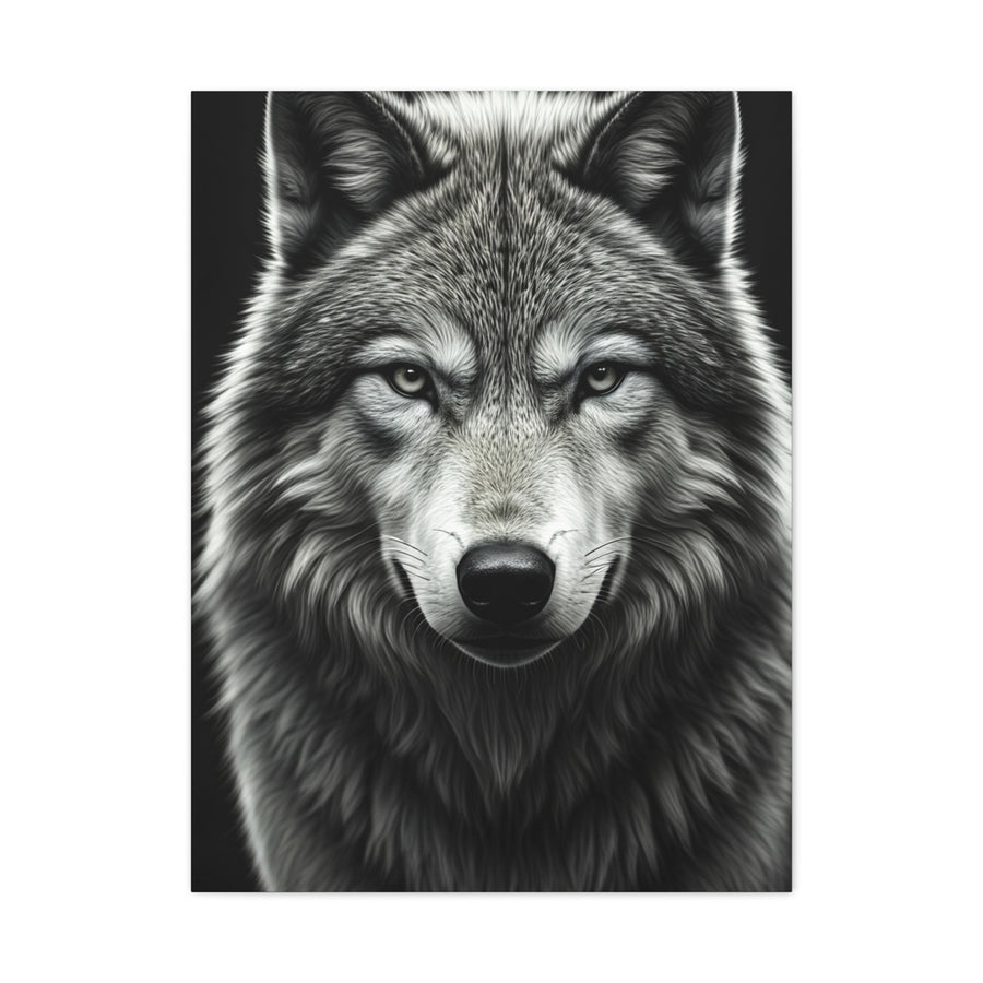 Arctic Wolf Intense Portrait Wall Art & Canvas Prints