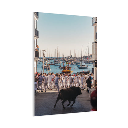 Bous a la Mar Coastal Bull Festival Wall Art & Canvas Print