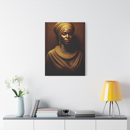 Bronze Heritage Queen Portrait Wall Art & Canvas Prints