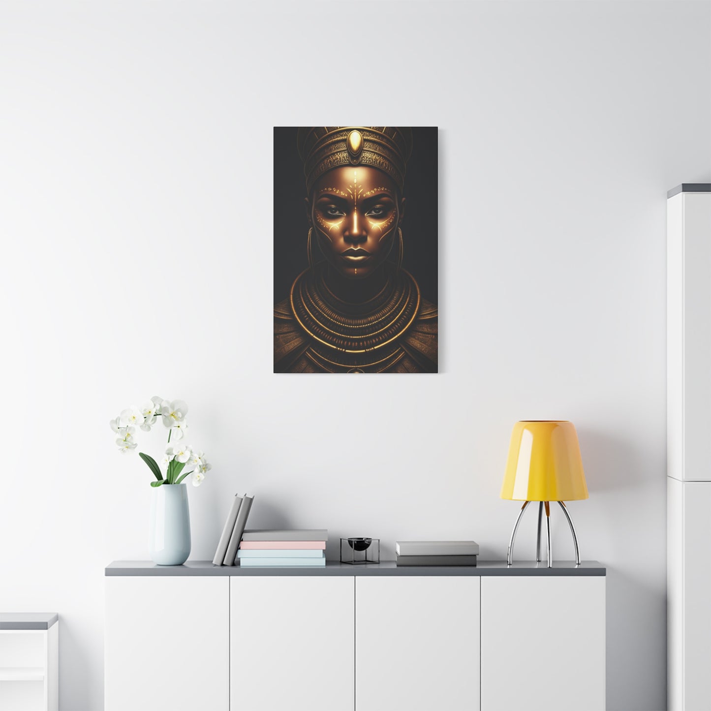 Sacred Queen of Gold Wall Art & Canvas Prints