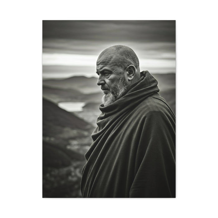 Contemplative Wanderer Portrait Wall Art & Canvas Prints