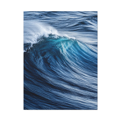 Dynamic Ocean Curl Motion Detail Wall Art & Canvas Print