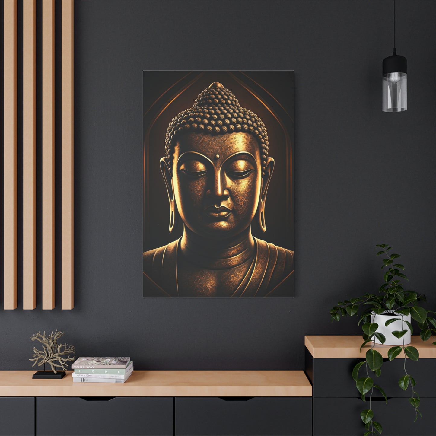 Classic Enlightened Buddha Close-Up Wall Art & Canvas Prints