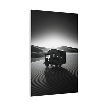 Desert Caravan in Moonlight Wall Art & Canvas Prints